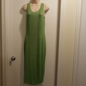 Compliments lime green maxi dress